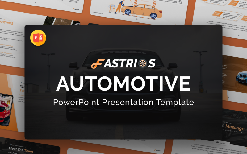 fastrios automotive powerpoint presentation template original