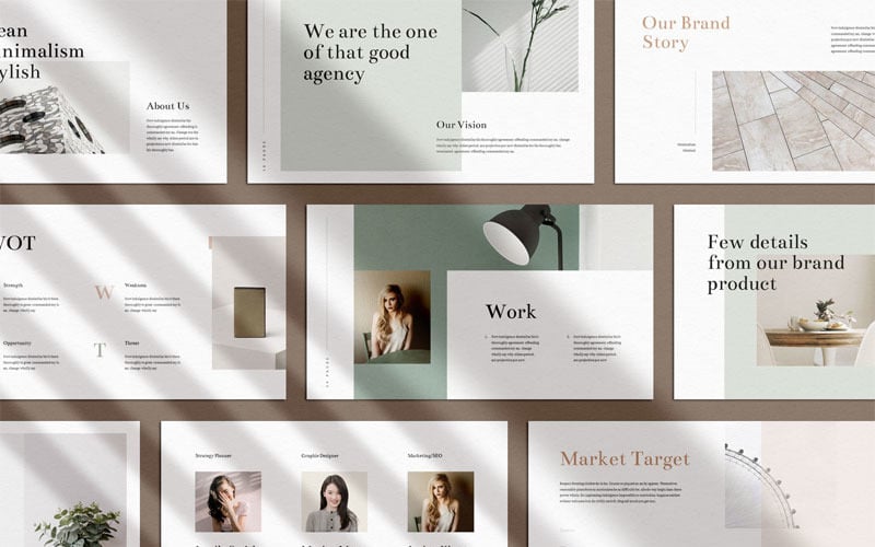 feature minimal powerpoint template original
