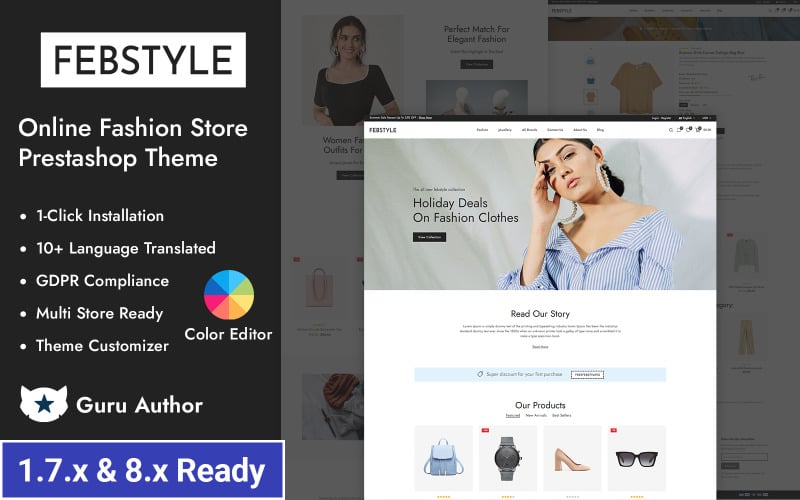 febstyle online fashion store prestashop responsive theme original
