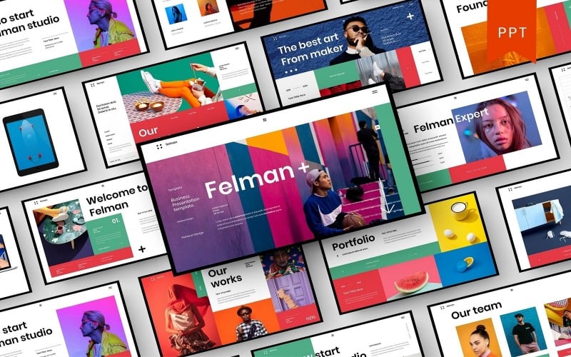 felman business powerpoint template original