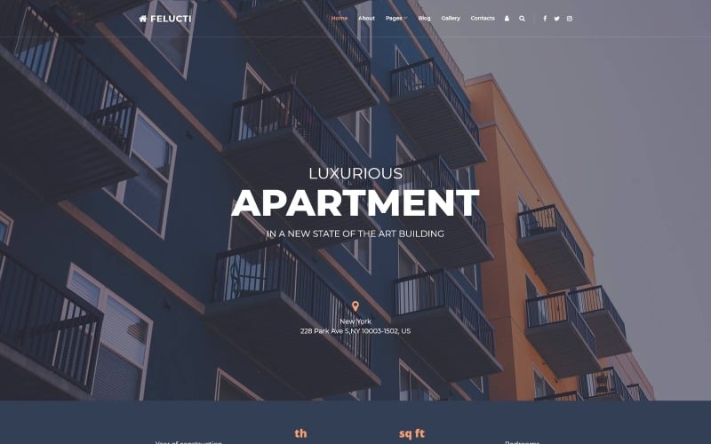 felucti real estate creative joomla template original