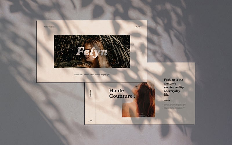 felyn brand guideline powerpoint template original