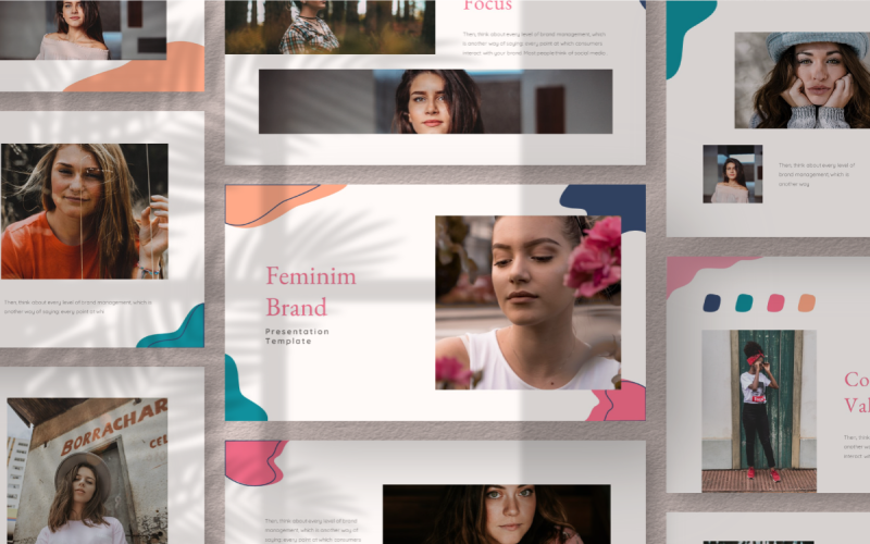feminim brand powerpoint template original