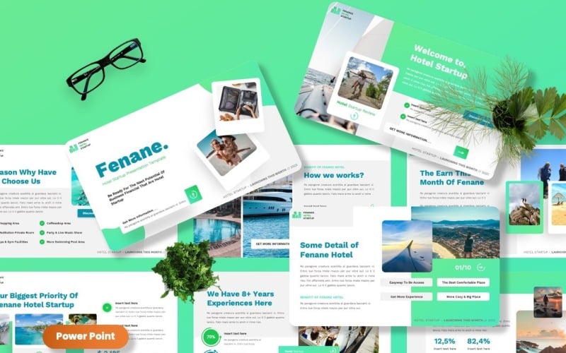 fenane hotel stratup powerpoint template original