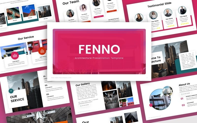 fenno architecture multipurpose powerpoint template original