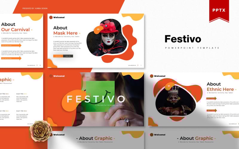 festivo powerpoint template original