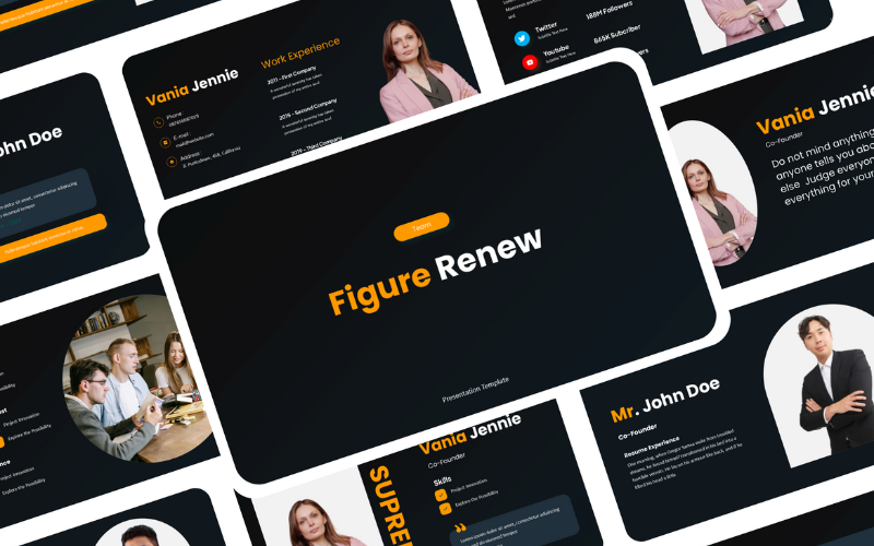 figure cv amp portfolio presentation original