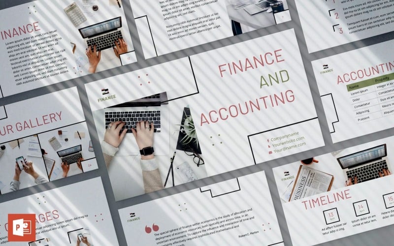 finance and accounting presentation powerpoint template original