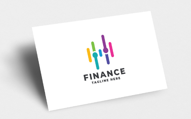 finance data pro logo template original