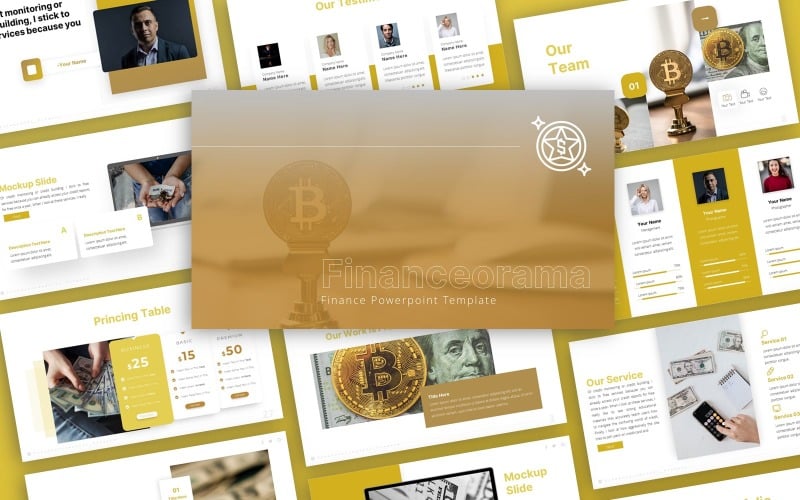 financeorama finance multipurpose powerpoint template original