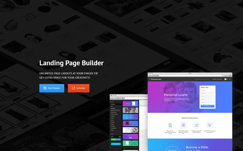 financial advisor responsive landing page template original