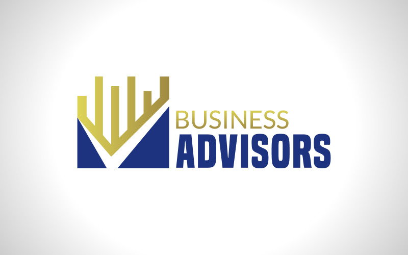 financial business advisor consulting logo design original