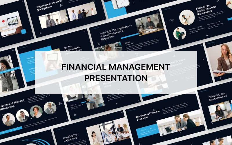financial management powerpoint template presentation original