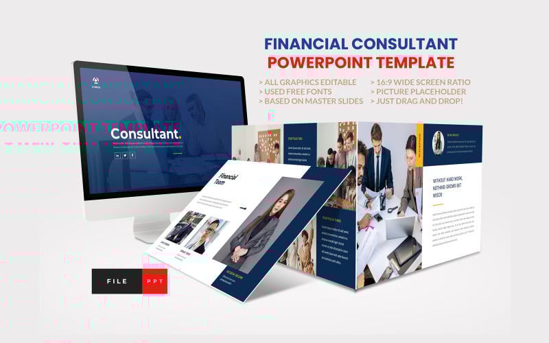 financial planner consultant powerpoint template original
