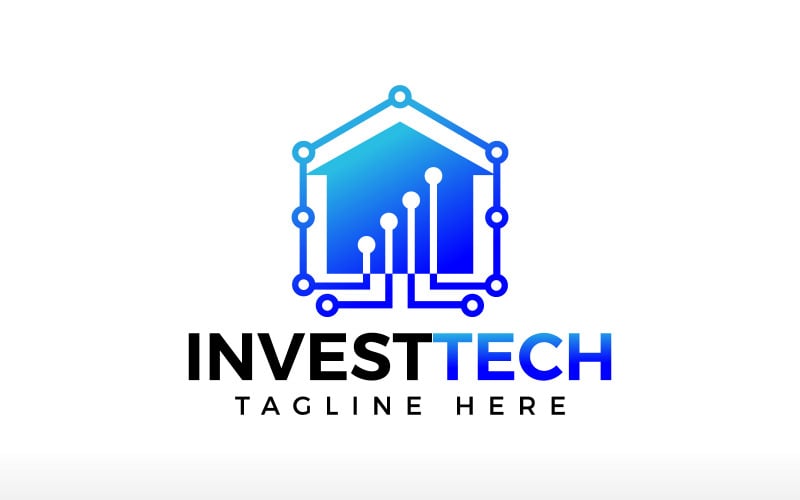 financial technology logo real estate investment data technology logo fintech logo investment house original