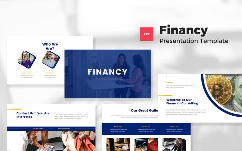 financy financial amp investment powerpoint template original