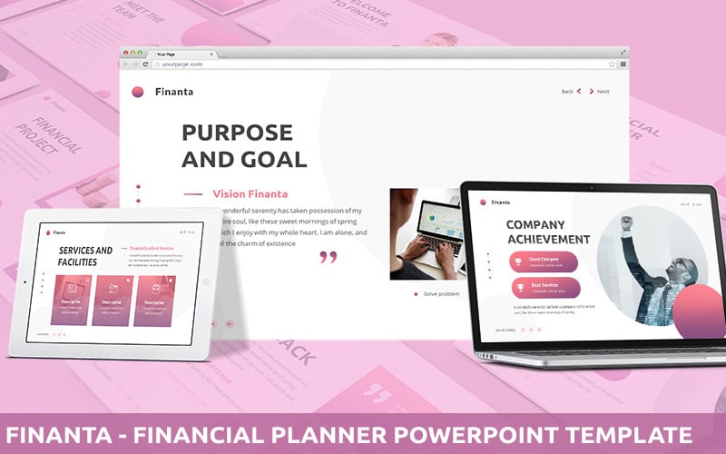 finanta financial planner powerpoint template original