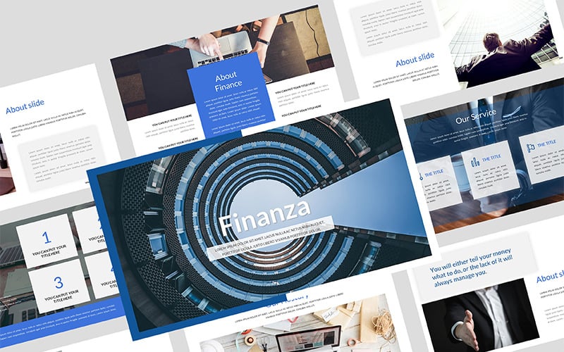 finanza finance powerpoint template original