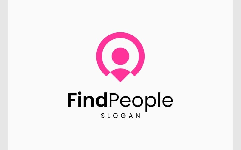 find people human location logo original