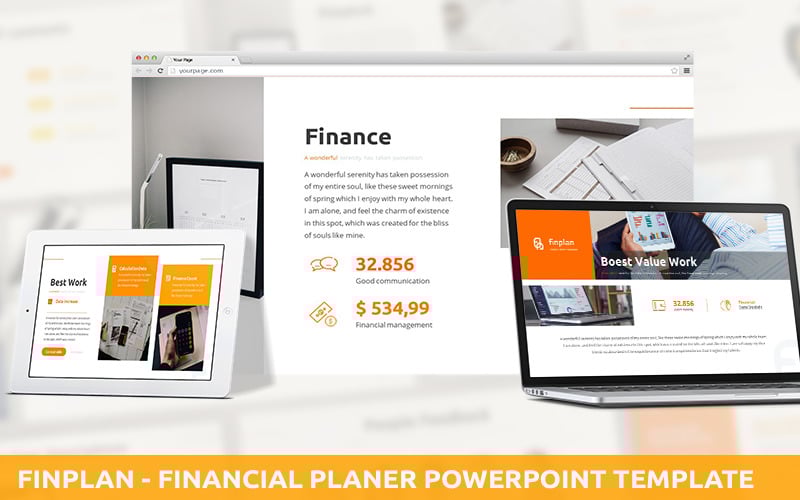 finplan financial planner powerpoint template original