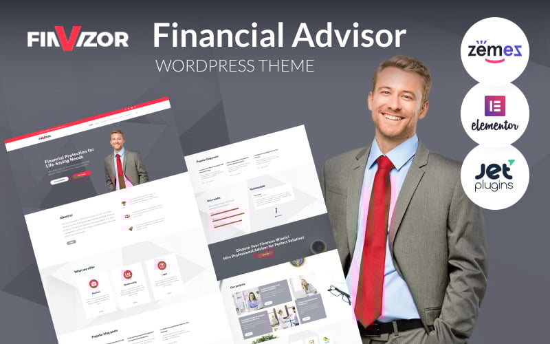 finvizor wordpress theme for financial advisor original