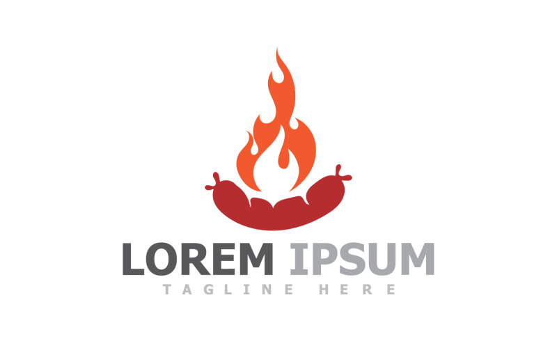fire flame campfire logo v original