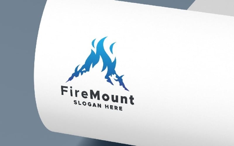 fire mountain nature logo original