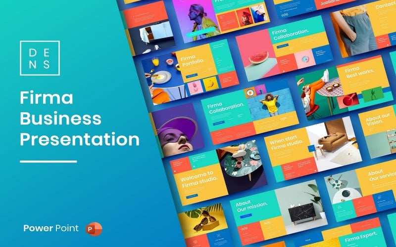 firma business powerpoint template original