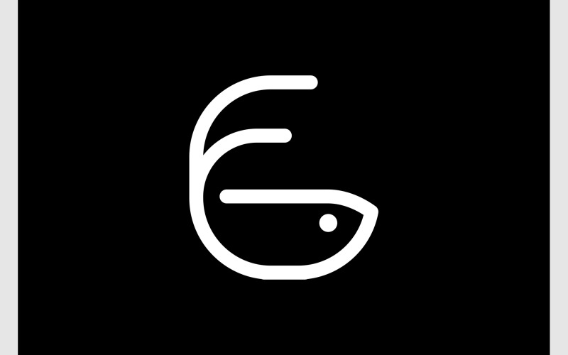 fish aquarium simple logo original