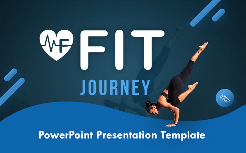 fit journey sporty powerpoint template original