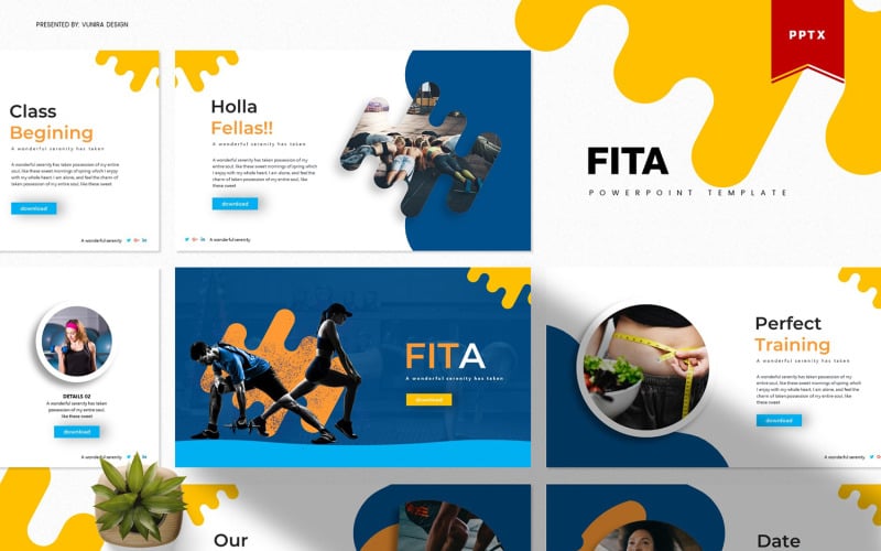 fita powerpoint template original