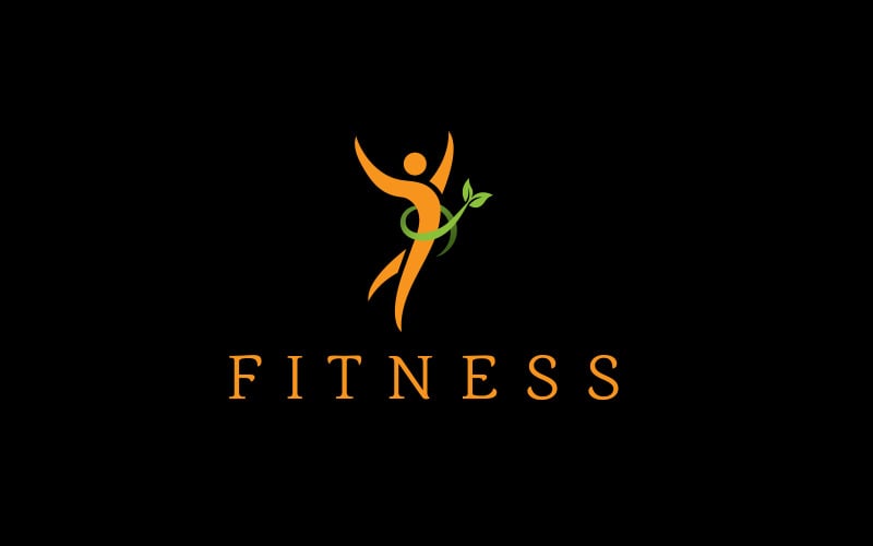 fitness life coaching logo design template original