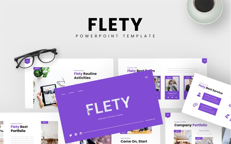 flety multipurpose powerpoint template original