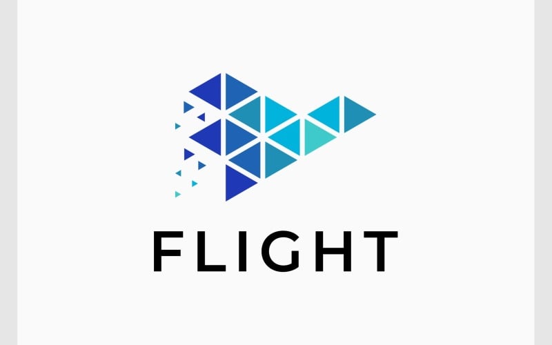 flight abstract modern logo original