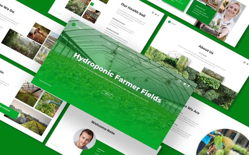 flo farmer powerpoint template original