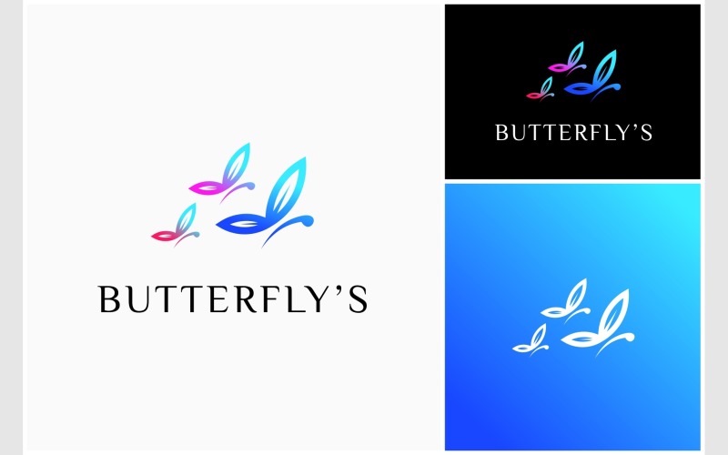 flock butterfly modern logo original