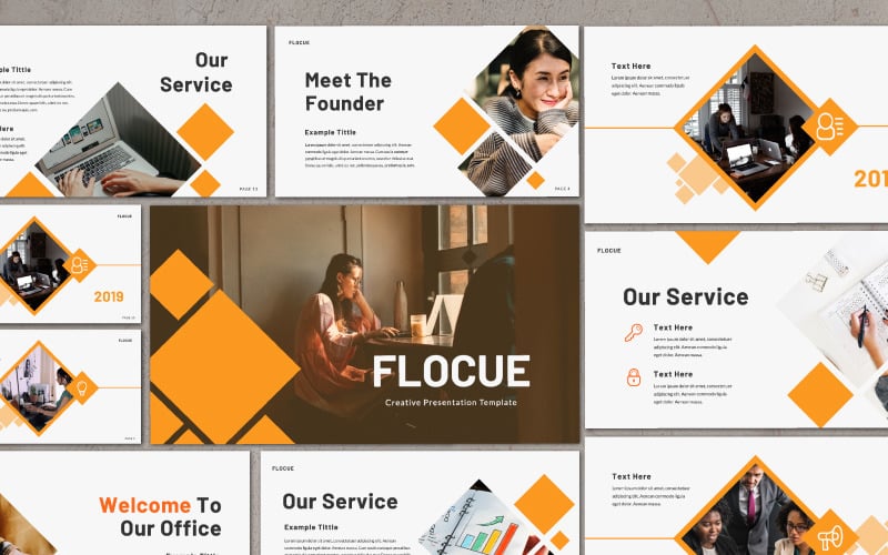 flocue presentation powerpoint template original