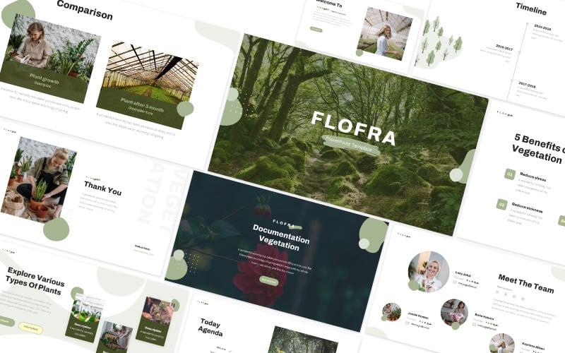 flofra powerpoint template original