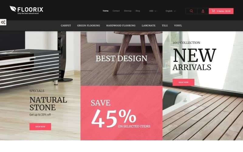 floorix prestashop theme original