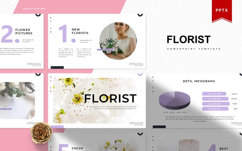 florist powerpoint template original