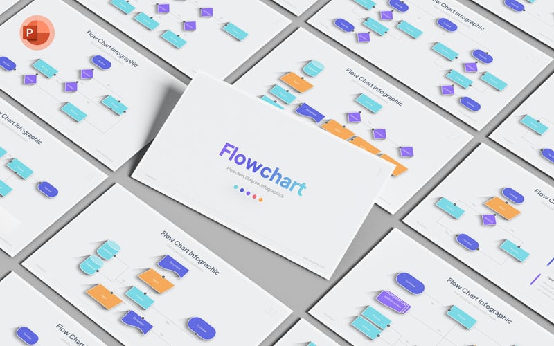 flowchart diagrams infographic powerpoint original