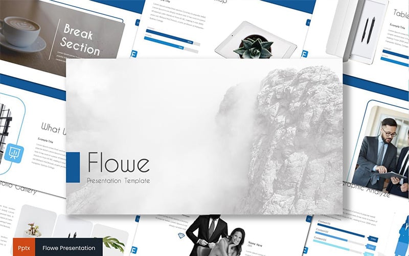 flowe powerpoint template original