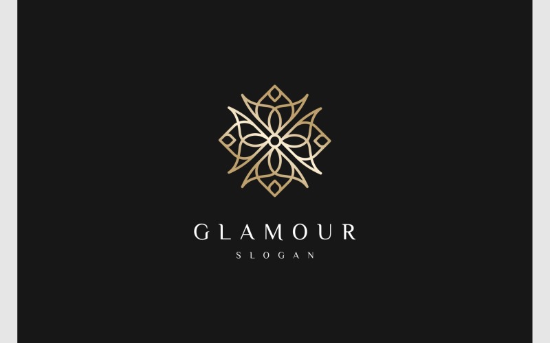 flower frame luxury decoration logo original