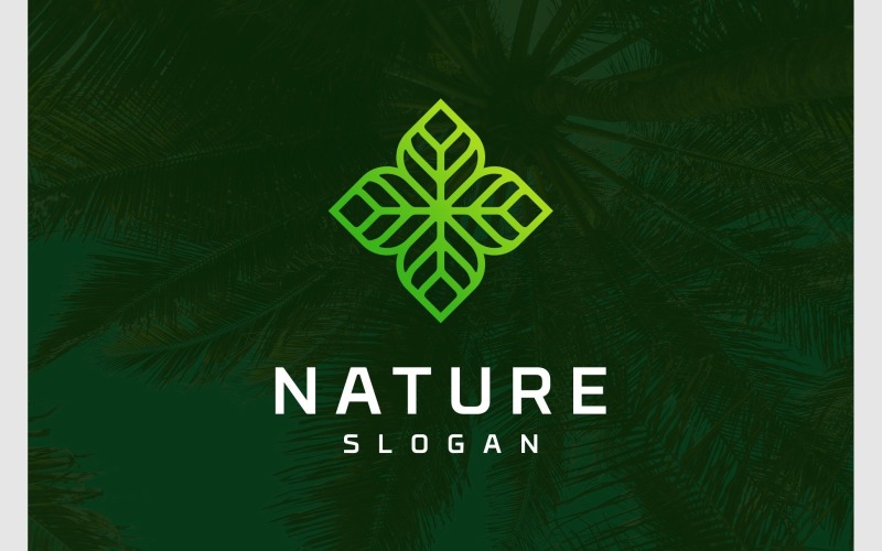flower leaf decoration logo original