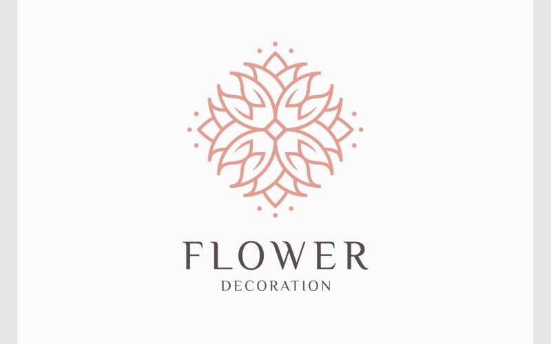 flower mandala luxury logo original