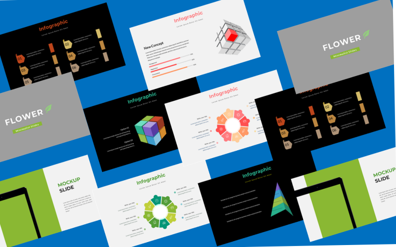 flower powerpoint template original