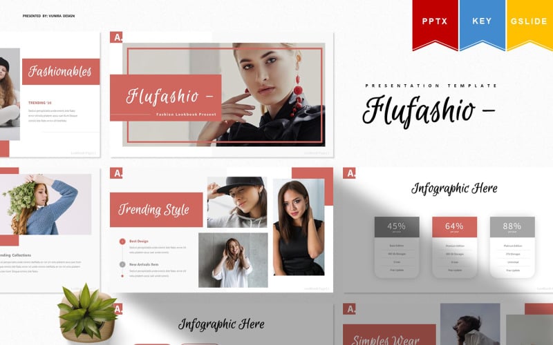 flufashio powerpoint template original