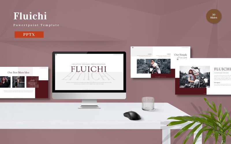 fluichi powerpoint template original