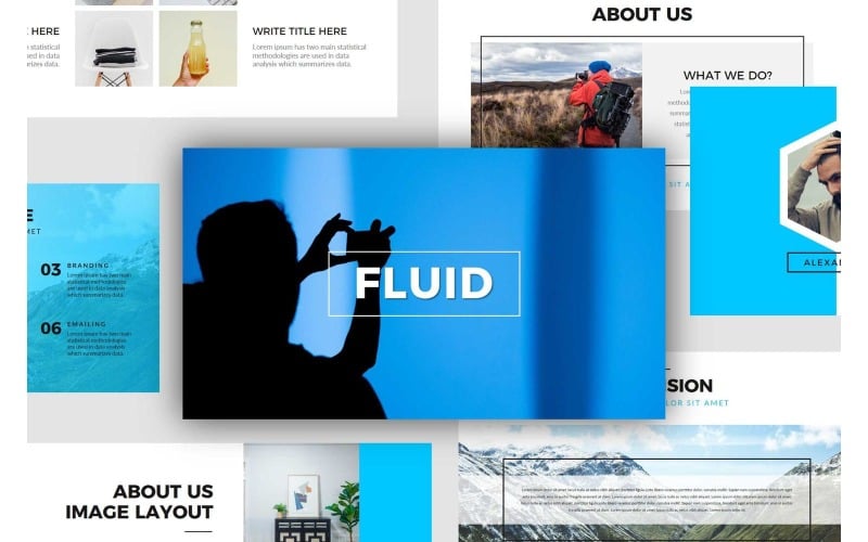 fluid powerpoint presentation template original