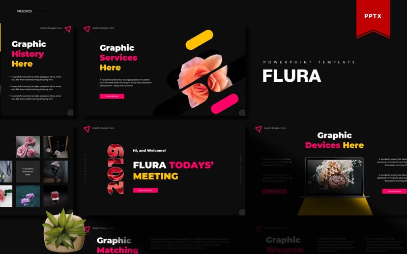 flura powerpoint template original